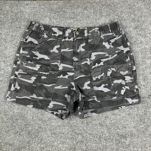 Red Head Shorts Mens Size 38 Gray Black Camo Cargo Outdoor Utility Pockets